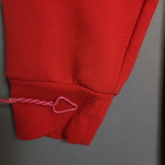 Looney Tunes Marvin The Martian Sweatshirt Size Small Red Soft Pullover WB - Picture 9 of 12